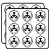 18 Pcs Evil Cyborg Robot Head Cartoon 2" Stickers Decals Laptop Notebook Phone Waterproof Vinyl Trendy view 1