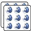 18 Pcs Cute Sleepy White Bunny Easter Rabbit with Egg Cartoon 2" Stickers Decals Laptop Notebook Phone Waterproof Vinyl Trendy view 1