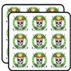 18 Pcs Golf Club Cracked Skull Royalty Logo Icon 2" Stickers Decals Laptop Notebook Phone Waterproof Vinyl Trendy view 1
