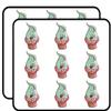 18 Pcs Adorable Happy Green Mint Soft Serve Cone Cartoon 2" Stickers Decals Laptop Notebook Phone Waterproof Vinyl Trendy view 1