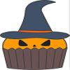18 Pcs Cute Pumpkin Cupcake with Witch Hat Cartoon 2" Stickers Decals Laptop Notebook Phone Waterproof Vinyl Trendy view 2