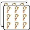18 Pcs Chinese Asian Orange Blue Painted Dragon 2" Stickers Decals Laptop Notebook Phone Waterproof Vinyl Trendy view 1