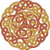 18 Pcs Simple Red Yellow Celtic Knot Cross Icon 2" Stickers Decals Laptop Notebook Phone Waterproof Vinyl Trendy view 2
