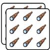 18 Pcs Cool Vintage Pixelated Retro Videogame Pirate Telescope Cartoon 2" Stickers Decals Laptop Notebook Phone Waterproof Vinyl Trendy view 1