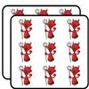 18 Pcs Angry Red Evil Creepy Floating Halloween Devil Cartoon 2" Stickers Decals Laptop Notebook Phone Waterproof Vinyl Trendy view 1