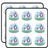 18 Pcs Cute Happy Unicorn Cartoon Icon - Cloudy 2" Stickers Decals Laptop Notebook Phone Waterproof Vinyl Trendy view 1