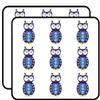 18 Pcs Cool Floral Daisy Blue Owl Cartoon 2" Stickers Decals Laptop Notebook Phone Waterproof Vinyl Trendy view 1