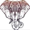 18 Pcs Red Purple Mandala Elephant Cartoon Pen Art 2" Stickers Decals Laptop Notebook Phone Waterproof Vinyl Trendy view 2