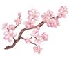 18 Pcs Pretty Pink Cherry Blossom Branch 2" Stickers Decals Laptop Notebook Phone Waterproof Vinyl Trendy view 2