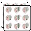 18 Pcs Pretty Watercolor Pen Art Paris Valentine Heart Icon 2" Stickers Decals Laptop Notebook Phone Waterproof Vinyl Trendy view 1