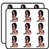 18 Pcs Sexy Beach Babe Woman in Pink Bikini Cartoon 2" Stickers Decals Laptop Notebook Phone Waterproof Vinyl Trendy view 1