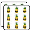 18 Pcs Cool Summer Pineapple with Glasses Cartoon 2" Stickers Decals Laptop Notebook Phone Waterproof Vinyl Trendy view 1