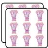 18 Pcs Pretty Girly Rainbow Ombre Mandala Flower Pattern Elephant Cartoon 2" Stickers Decals Laptop Notebook Phone Waterproof Vinyl Trendy view 1