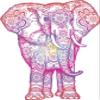 18 Pcs Pretty Girly Rainbow Ombre Mandala Flower Pattern Elephant Cartoon 2" Stickers Decals Laptop Notebook Phone Waterproof Vinyl Trendy view 2