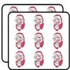 18 Pcs Cute Sweet Anime Girl with Santa Costume and Donut Cartoon 2" Stickers Decals Laptop Notebook Phone Waterproof Vinyl Trendy view 1