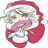18 Pcs Cute Sweet Anime Girl with Santa Costume and Donut Cartoon 2" Stickers Decals Laptop Notebook Phone Waterproof Vinyl Trendy view 2