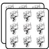 18 Pcs Cool Creepy Gothic Skull with Thorn Crown Cartoon 2" Stickers Decals Laptop Notebook Phone Waterproof Vinyl Trendy view 1