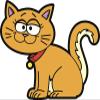 18 Pcs Happy Smiling Classic Orange Kitty Cat Cartoon 2" Stickers Decals Laptop Notebook Phone Waterproof Vinyl Trendy view 2