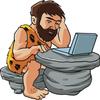 18 Pcs Caveman on Laptop Oxymoron Cartoon 2" Stickers Decals Laptop Notebook Phone Waterproof Vinyl Trendy view 2