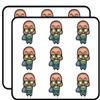 18 Pcs Creepy Evil Mad Scientist Cartoon 2" Stickers Decals Laptop Notebook Phone Waterproof Vinyl Trendy view 1