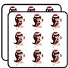 18 Pcs Pretty Retro Sexy Girl in Halloween Costume Cartoon - Santa 2" Stickers Decals Laptop Notebook Phone Waterproof Vinyl Trendy view 1