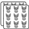 18 Pcs Mandala Tribal Pattern Frenchie French Bulldog 2" Stickers Decals Laptop Notebook Phone Waterproof Vinyl Trendy view 1