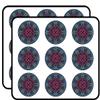 18 Pcs Beautiful Geometric Mandala Flower Colored Cartoon Icon - Purple 2" Stickers Decals Laptop Notebook Phone Waterproof Vinyl Trendy view 1