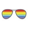 18 Pcs Cool Rainbow Lens Aviator Sunglasses 2" Stickers Decals Laptop Notebook Phone Waterproof Vinyl Trendy view 2