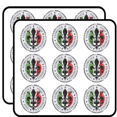 18 Pcs Florence Italy Fluer Vintage Icon 2" Stickers Decals Laptop Notebook Phone Waterproof Vinyl Trendy