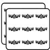 18 Pcs Strong Muscular Gorilla Lifting Barbell Cartoon 2" Stickers Decals Laptop Notebook Phone Waterproof Vinyl Trendy view 1