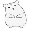18 Pcs Adorable Light Gray Hammy Hamster 2" Stickers Decals Laptop Notebook Phone Waterproof Vinyl Trendy view 2