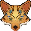 18 Pcs Beautiful Golden Ombre Wilderness Floral Fox Cartoon 2" Stickers Decals Laptop Notebook Phone Waterproof Vinyl Trendy view 2