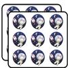18 Pcs Cute Astronaut Outer Space Bunny Rabbit Cartoon Icon 2" Stickers Decals Laptop Notebook Phone Waterproof Vinyl Trendy view 1