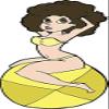 18 Pcs Cute Retro Afro Beach Babe on Ball Cartoon - Brunette 2" Stickers Decals Laptop Notebook Phone Waterproof Vinyl Trendy view 2