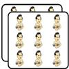 18 Pcs Cool Simple Buff Athletic Body Fit Man Cartoon 2" Stickers Decals Laptop Notebook Phone Waterproof Vinyl Trendy view 1