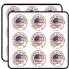 18 Pcs USA Vintage American Flag Icon 2" Stickers Decals Laptop Notebook Phone Waterproof Vinyl Trendy view 1
