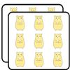 18 Pcs Adorable Yellow Beige Hammy Hamster 2" Stickers Decals Laptop Notebook Phone Waterproof Vinyl Trendy view 1