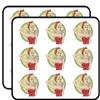 18 Pcs Pretty Red Polka Dot Vintage Pin Up Comic Girl with Phone Cartoon 2" Stickers Decals Laptop Notebook Phone Waterproof Vinyl Trendy view 1