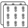 18 Pcs Owl with Tribal Print Feathers on Dream Catcher 2" Stickers Decals Laptop Notebook Phone Waterproof Vinyl Trendy view 1