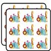 18 Pcs Adorable Cute Zoo Animals Cartoon 2" Stickers Decals Laptop Notebook Phone Waterproof Vinyl Trendy view 1