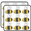 18 Pcs Cute Sad Crying Bumble Bee Cartoon 2" Stickers Decals Laptop Notebook Phone Waterproof Vinyl Trendy view 1