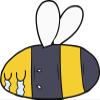 18 Pcs Cute Sad Crying Bumble Bee Cartoon 2" Stickers Decals Laptop Notebook Phone Waterproof Vinyl Trendy view 2