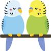 18 Pcs Cute Sweet Parakeet Bird Couple Friends Cartoon 2" Stickers Decals Laptop Notebook Phone Waterproof Vinyl Trendy view 2