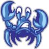 18 Pcs Angry Blue Crab Lobster Cartoon 2" Stickers Decals Laptop Notebook Phone Waterproof Vinyl Trendy view 2