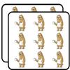 18 Pcs Cute Sleepy Grumpy Sloth with Coffee Cartoon 2" Stickers Decals Laptop Notebook Phone Waterproof Vinyl Trendy view 1
