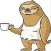 18 Pcs Cute Sleepy Grumpy Sloth with Coffee Cartoon 2" Stickers Decals Laptop Notebook Phone Waterproof Vinyl Trendy view 2