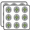 18 Pcs Green Ombre Tortoise Turtle on Tribal Print Icon 2" Stickers Decals Laptop Notebook Phone Waterproof Vinyl Trendy view 1