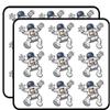 18 Pcs Falling Floating Cartoon Astronaut in Spacesuit 2" Stickers Decals Laptop Notebook Phone Waterproof Vinyl Trendy view 1