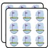 18 Pcs Cool Golf Putting Hole Cartoon Icon 2" Stickers Decals Laptop Notebook Phone Waterproof Vinyl Trendy view 1