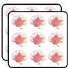 18 Pcs Pretty Warm Color Red Orange Ombre Brain Made of Letters 2" Stickers Decals Laptop Notebook Phone Waterproof Vinyl Trendy view 1